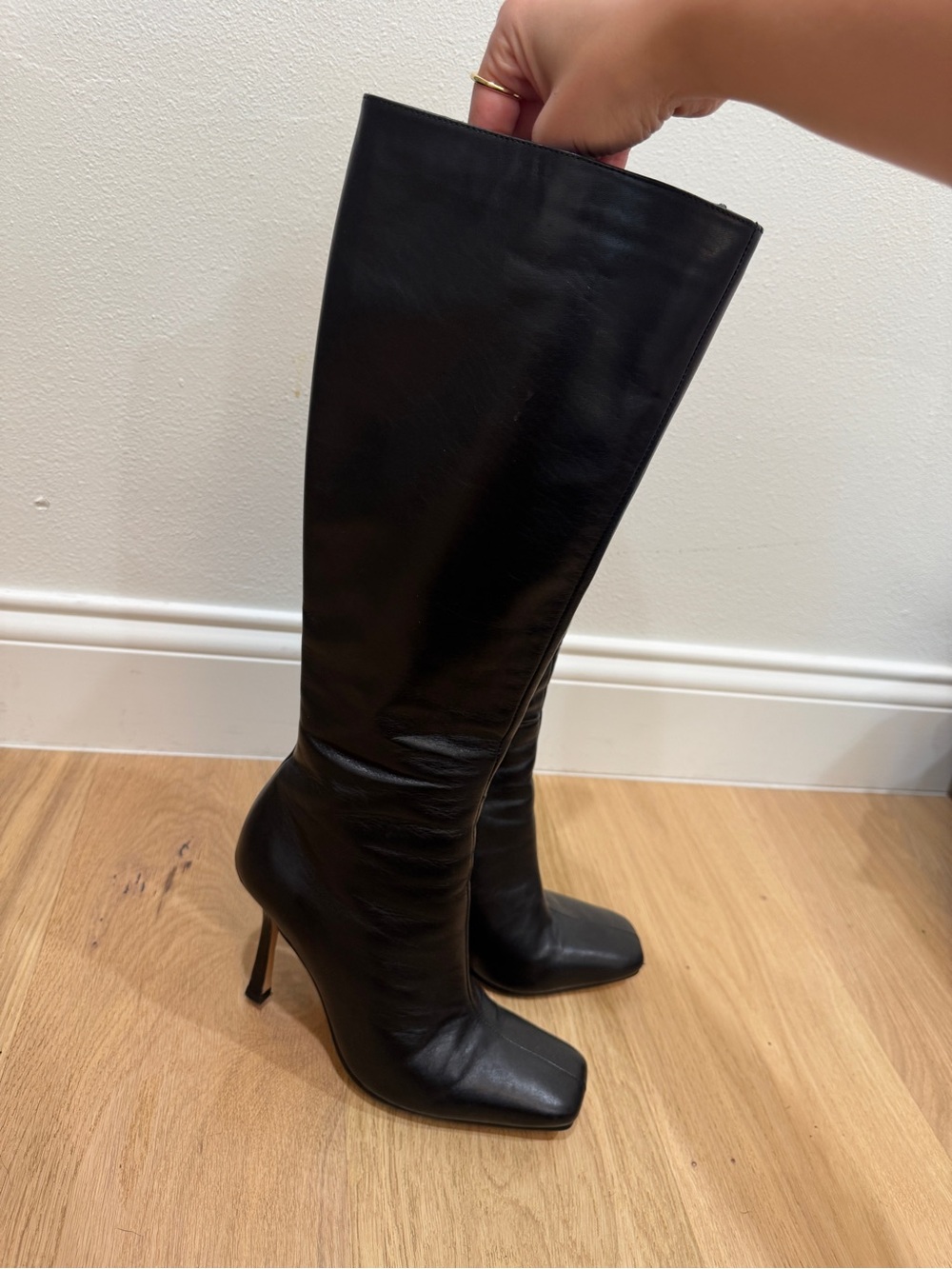 Tony Bianco Fabulous Boot in Black Venice - Picture 7 of 9